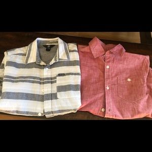 Boys button down short sleeve